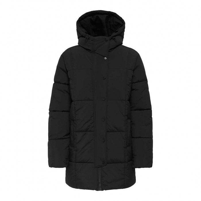 JDY JDYWONDER LONG HOOD PUFFER OTW SIJ BLACK