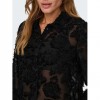 JDY JDYMAIA L/S SHIRT WVN BLACK