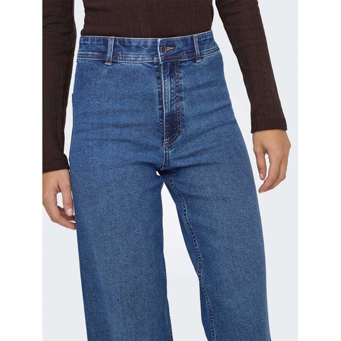 JDY JDYMOON-VANESSA HW WIDE DNM JEANS DBD BLUE