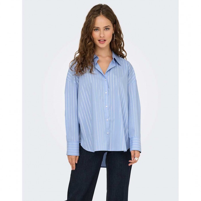 JDY  JDYMIO L/S LUREX LOOSE SHIRT WVN NOOS CIEL