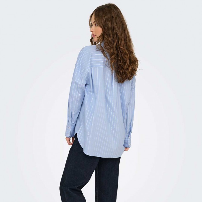 JDY  JDYMIO L/S LUREX LOOSE SHIRT WVN NOOS CIEL