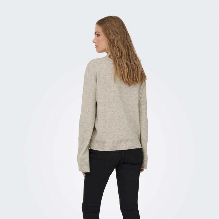 JDY JDYSUPER LIFE L/S O-NECK PULLOVER KNT GRAY JDY JDYSUPER LIFE L/S O-NECK PULLOVER KNT GRAY