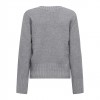 JDY JDYPRIME LUREX LIFE L/S V-NECK PULL KNT GREY JDY JDYPRIME LUREX LIFE L/S V-NECK PULL KNT GREY