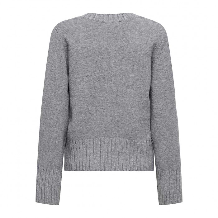 JDY JDYPRIME LUREX LIFE L/S V-NECK PULL KNT GREY JDY JDYPRIME LUREX LIFE L/S V-NECK PULL KNT GREY