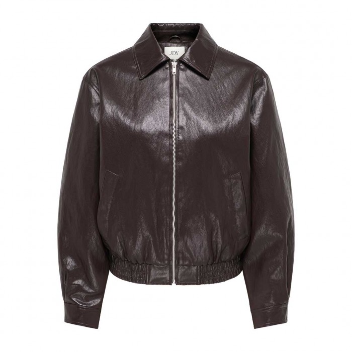 JDY  JDYABBY FAUX LEATHER JACKET OTW SGO BROWN