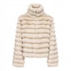 JDY JDYALLIE FAUX FUR JACKET OTW HAB ECRU