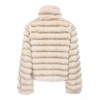 JDY JDYALLIE FAUX FUR JACKET OTW HAB ECRU