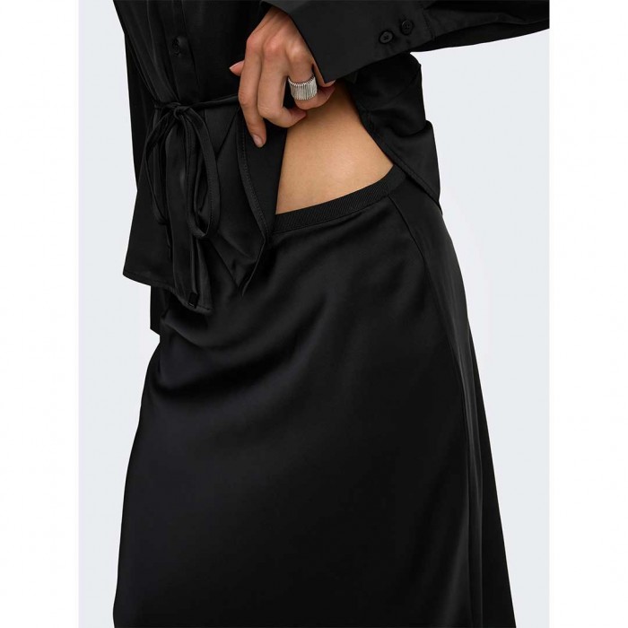 JDY JDYARIA MW MIDI SKIRT WVN BLACK