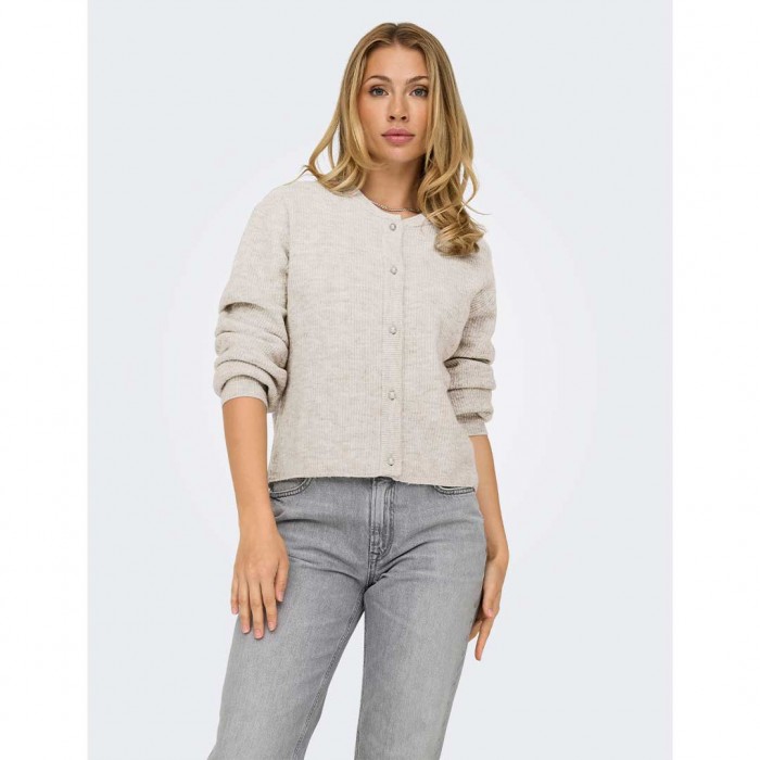 JDY JDYLUMI L/S BUTTON CARDIGA KNT NOOS ECRU