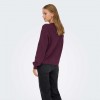 JDY JDYLUMI L/S BUTTON CARDIGA KNT NOOS BORDO