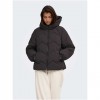 JDY JDYPOWER SHORT HOOD PUFFER OTW HAB BROWN