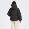 JDY JDYPOWER SHORT HOOD PUFFER OTW HAB BROWN