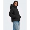 JDY JDYPOWER SHORT HOOD PUFFER OTW HAB BLACK