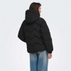 JDY JDYPOWER SHORT HOOD PUFFER OTW HAB BLACK