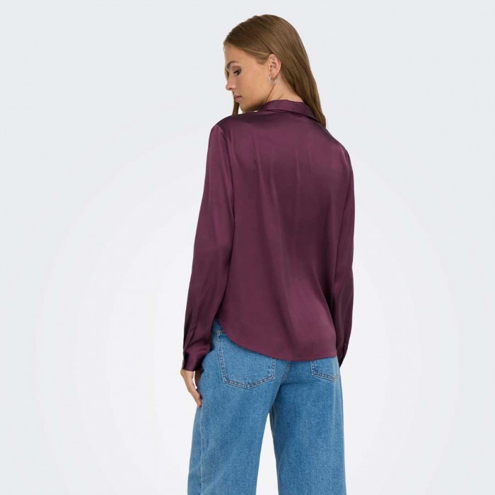 JDY JDYFIFI L/S SHIRT WVN NOOS BORDO