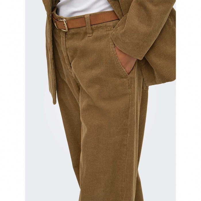 JDY JDYSHIRAZ MW HEM WIDE PANT PNT CAMEL