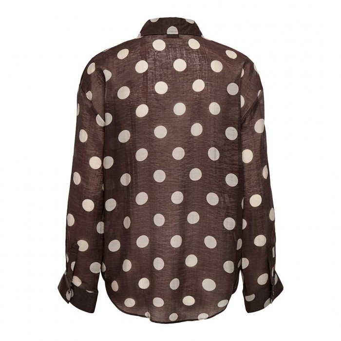 JDY JDYFAY L/S SHIRT WVN BROWN