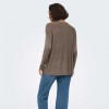 JDY JDYNEW BEHAVE L/S V-NECK PULLOVER KNT BROWN