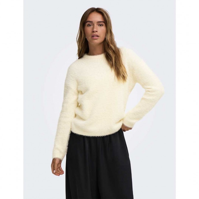 JDY JDYPRIME JAYLA L/S ON PULLOVER KNT NOOS WHITE