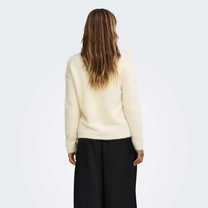 JDY JDYPRIME JAYLA L/S ON PULLOVER KNT NOOS WHITE