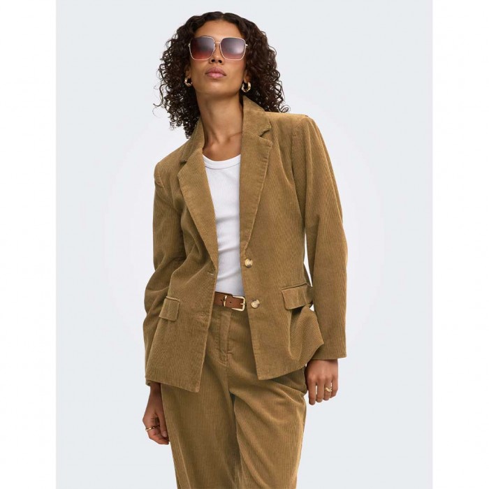 JDY JDYSHIRAZ L/S BLAZER PNT CAMEL