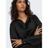 ONLY JDYROCKY L/S WATERFALL TOP WVN BLACK
