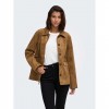 JDY JDYPARKER FAUX SUEDE JACKET OTW YFM LIGHT BROWN