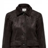 JDY JDYPARKER FAUX SUEDE JACKET OTW YFM DARK BROWN
