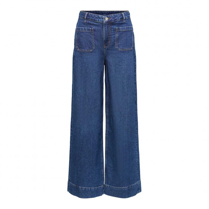 JDY JDYVEGA HW WIDE JEANS DNM BLUE
