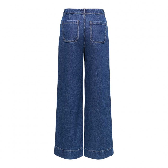 JDY JDYVEGA HW WIDE JEANS DNM BLUE