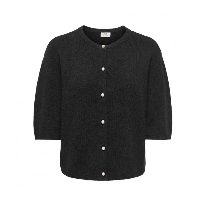 JDY JDYRUE LIFE 2/4 PEARL CARDIGAN KNT NOOS BLACK
