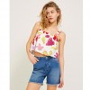 JJXX  JXMASIE CROPPED FLORA TOP FLORAL