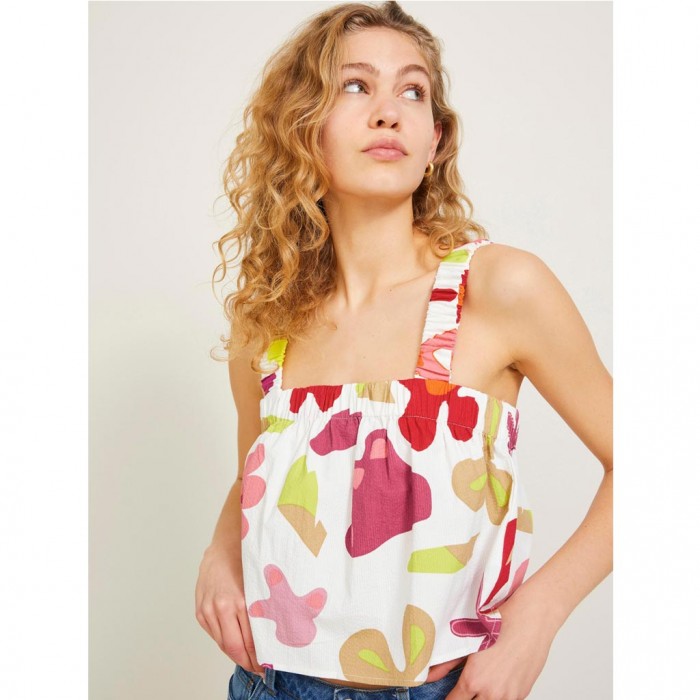 JJXX  JXMASIE CROPPED FLORA TOP FLORAL