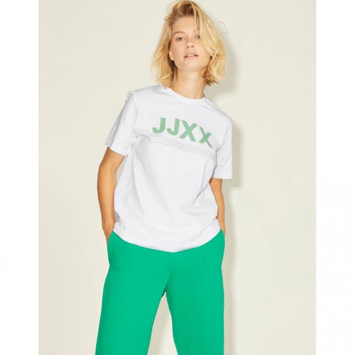 JJXX JXANNA REGULAR T-SHIRT WHITE/GREEN