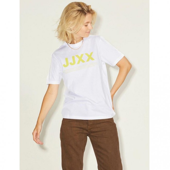 JJXX JXANNA REGULAR T-SHIRT WHITE/YELLOW