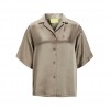 JJXX JXLISA SATIN SHIRT BEIGE / BRINDLE