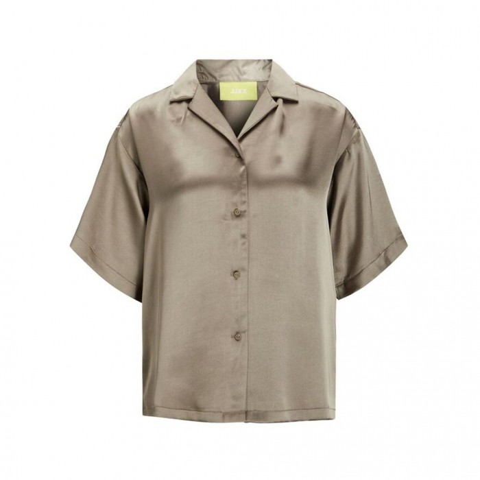 JJXX JXLISA SATIN SHIRT BEIGE / BRINDLE