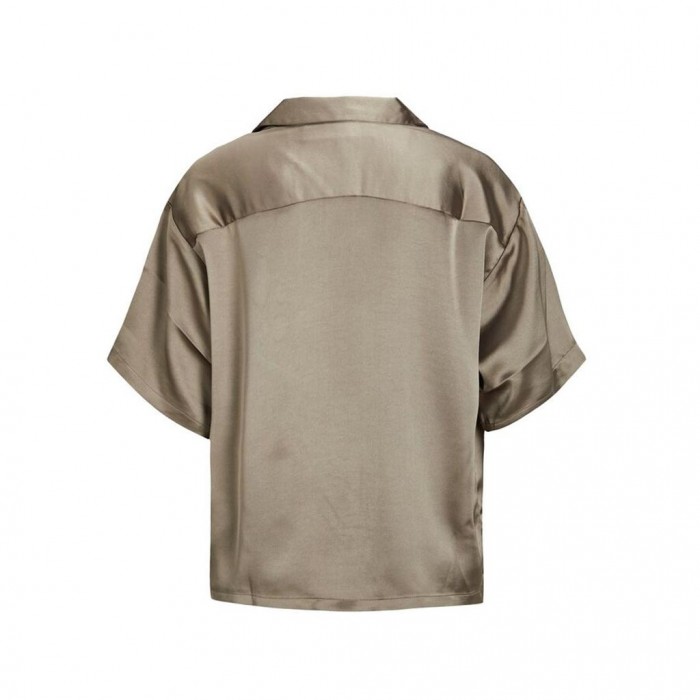 JJXX JXLISA SATIN SHIRT BEIGE / BRINDLE