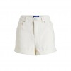 JJXX JXHAZEL AKM10 DENIM SHORTS WHITE