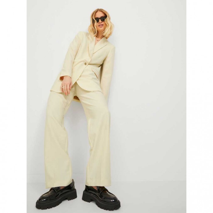 JJXX JXMARY REGULAR TROUSERS WHITE / SEEDPEARL