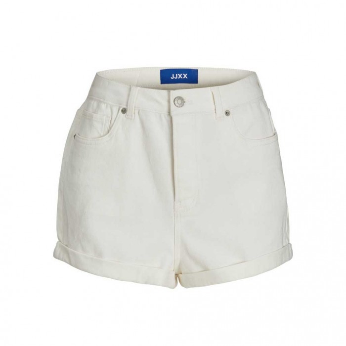 JJXX JXHAZEL MINI DENIM SHORTS WHITE / ECRU