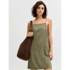 JJXX JXALMIRA PETRA LINEN BLEND SL DRESS WVN GREEN