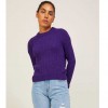 JJXX JXEMBER FLUFFY KNITTED PULLOVER PURPLE / ACAI