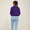 JJXX JXEMBER FLUFFY KNITTED PULLOVER PURPLE / ACAI