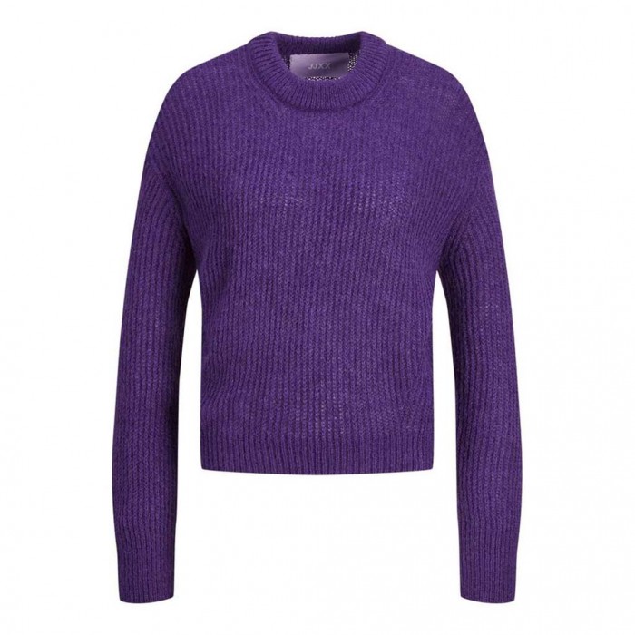 JJXX JXEMBER FLUFFY KNITTED PULLOVER PURPLE / ACAI