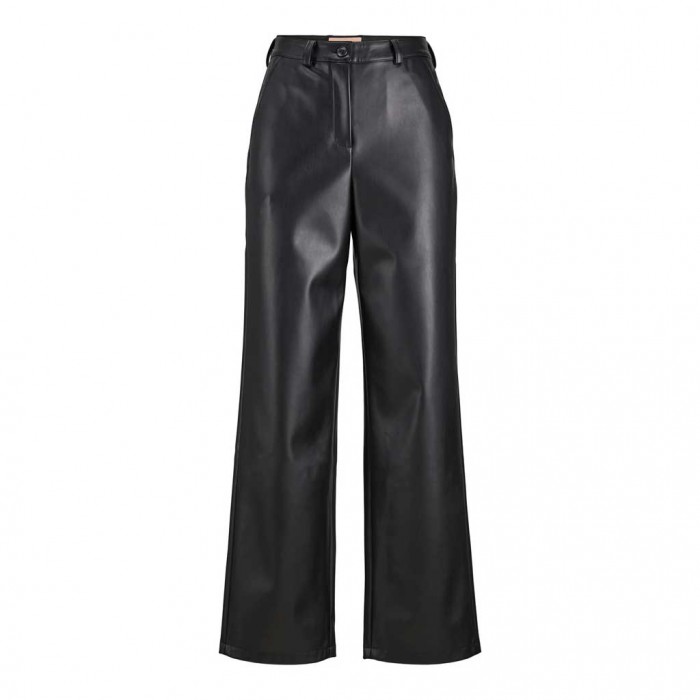 JJXX JXMARY FAUX LEATHER PANTS BLACK