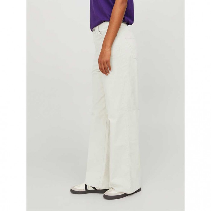 JJXX JXGELLY WIDE CORD HW PANT PNT NOOS WHITE