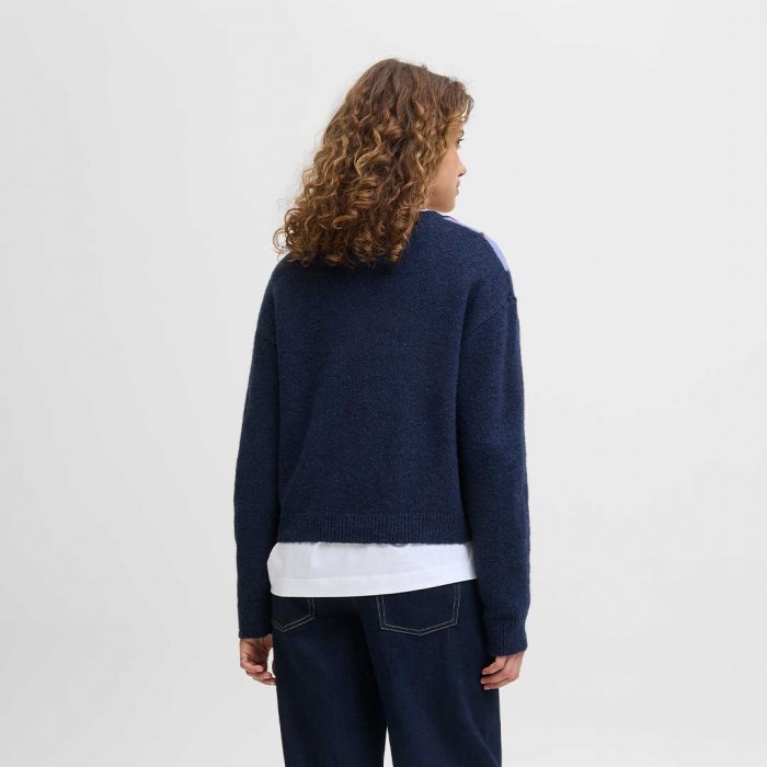 JJXX JXHARVI CREW NECK KNIT DARK NAVY