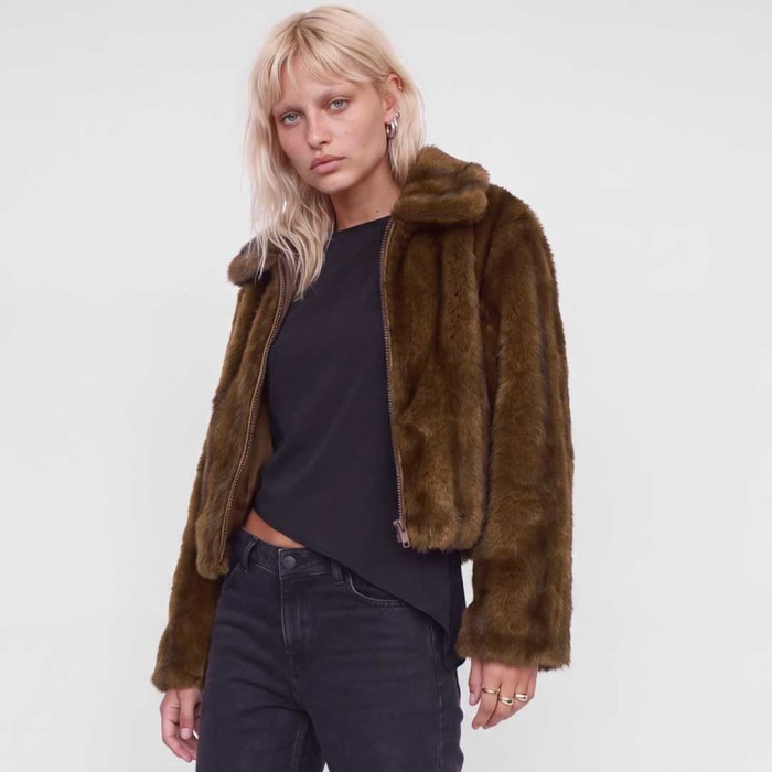 JJXX  JXTANIA EVELDA JACKET OTW BROWN