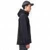 BASEHIT MENS SOFT SHELL JKT WITH DET/BLE HOOD - BD BLACK